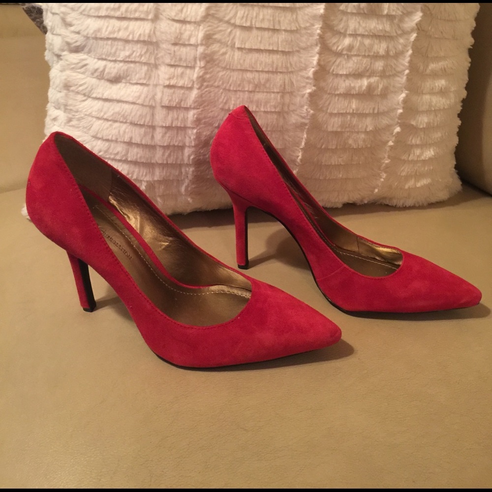 💥PRICE DROP💥BCBGeneration Red Leather Heels