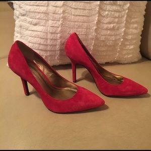 💥PRICE DROP💥BCBGeneration Red Leather Heels