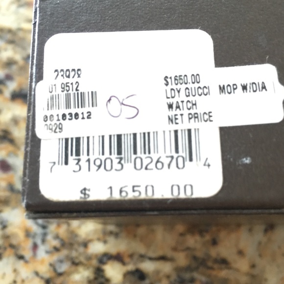 NWT Gucci Watch