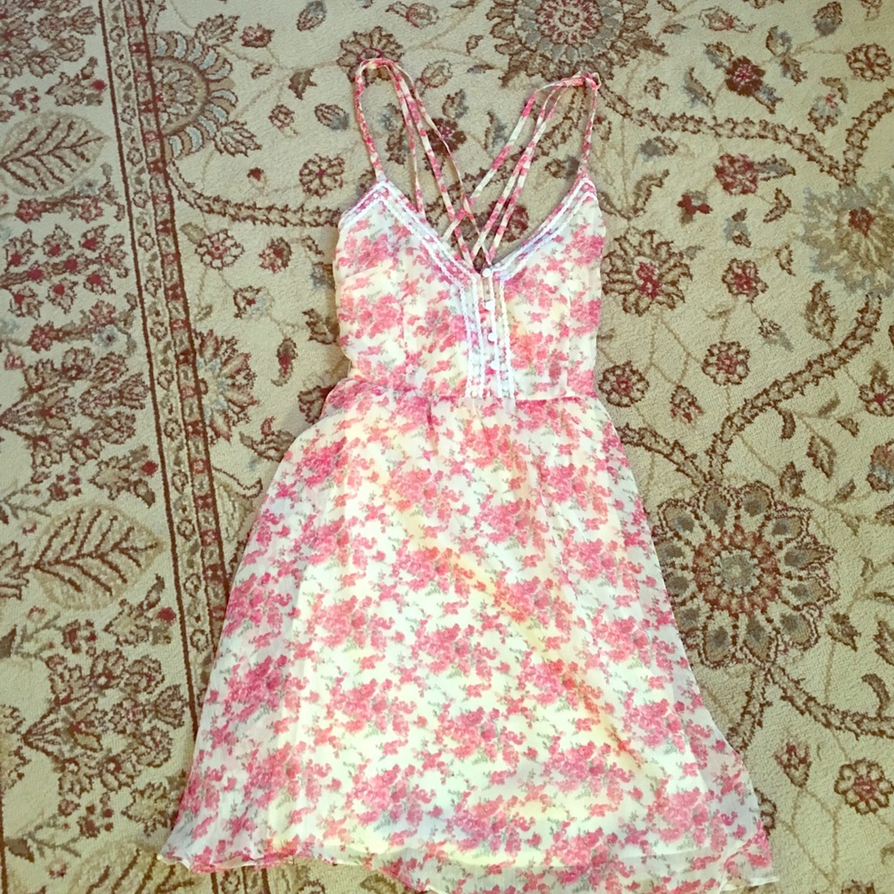 Floral strappy dress