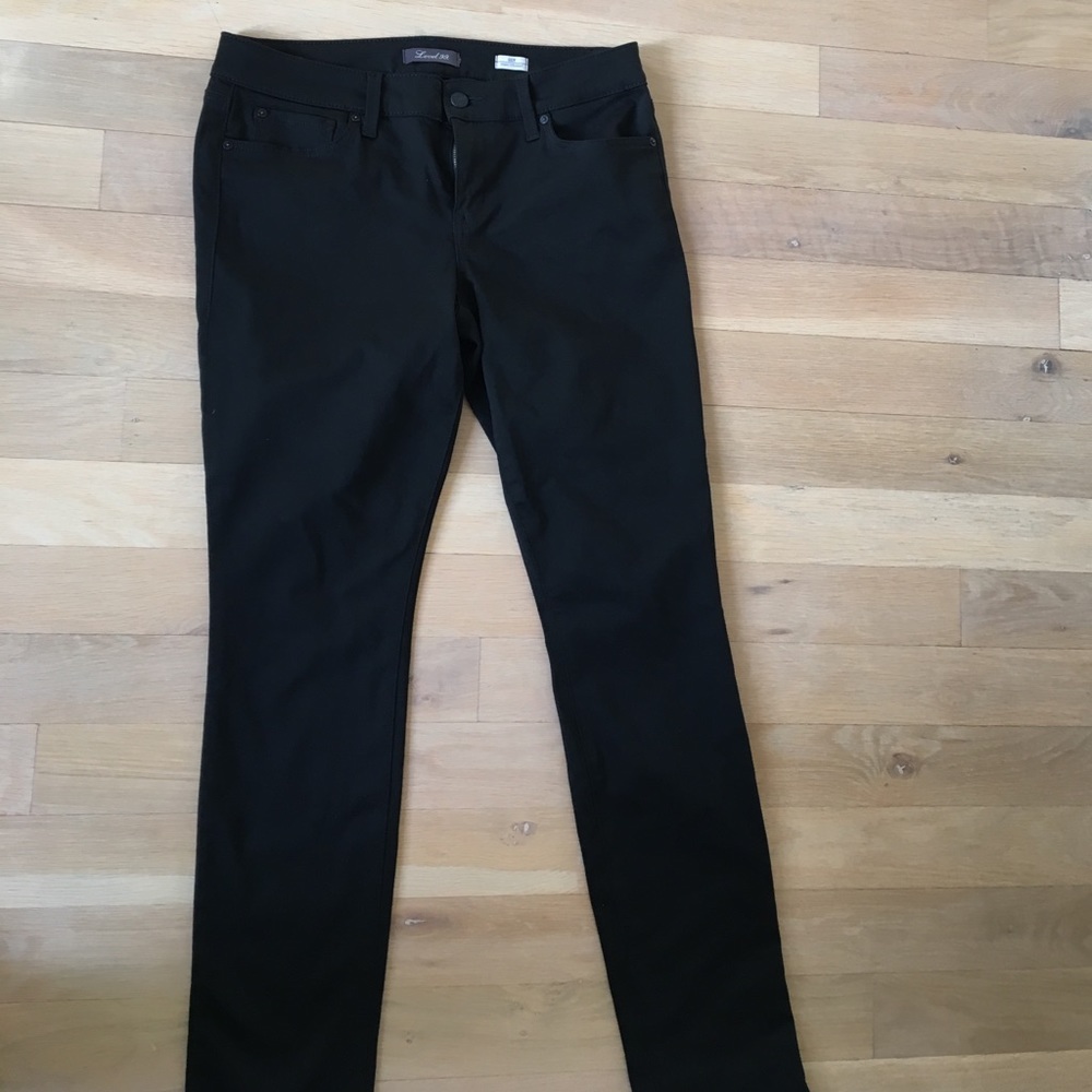 Level 99 Black Jeans Lily Skinny straight