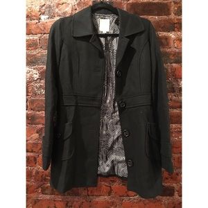 Nordstrom Tulle Wool Coat