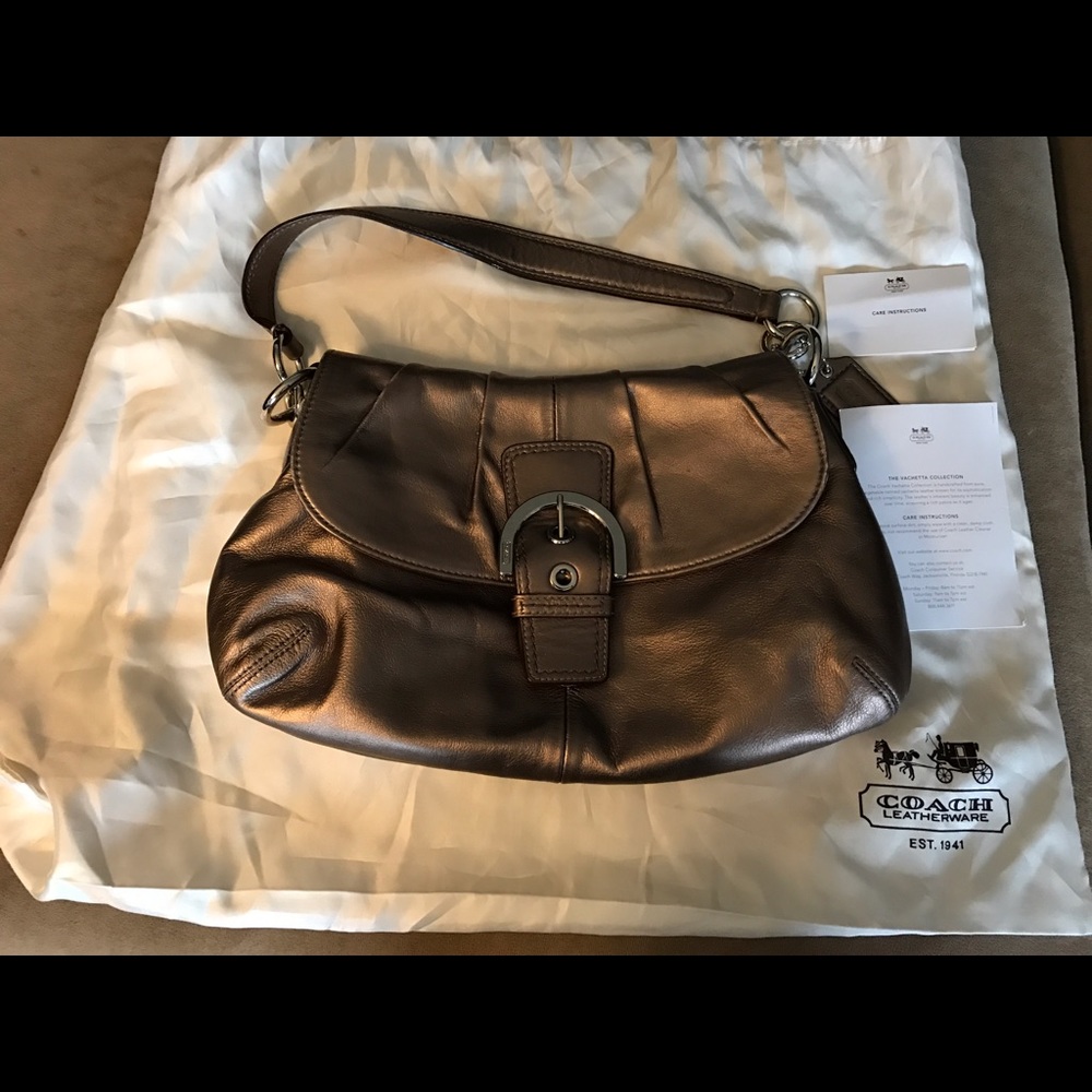 Authentic Coach Soho Flap shoulder Purse 👛
