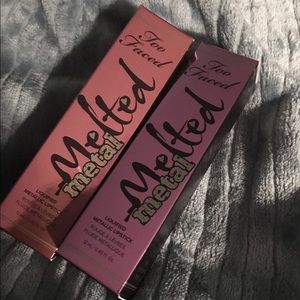 2 Metallic Melted lipsticks