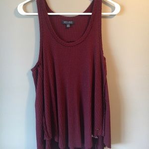 American Eagle Soft and Sexy Burgundy Swing Tank