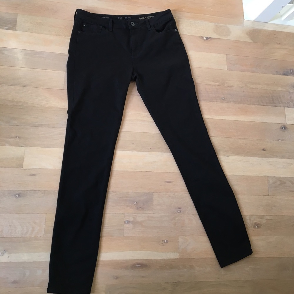 DL1961 Danny Supermodel skinny black jeans