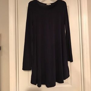 Size L Navy Swing Dress.