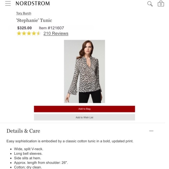 Tory Burch Stephanie Tunic - Picture 8 of 8