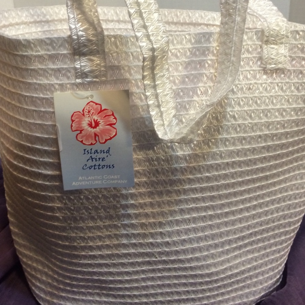 Large White Beach Tote