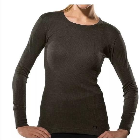 Under Armour women's waffle longsleeve shirt top - Picture 8 of 8