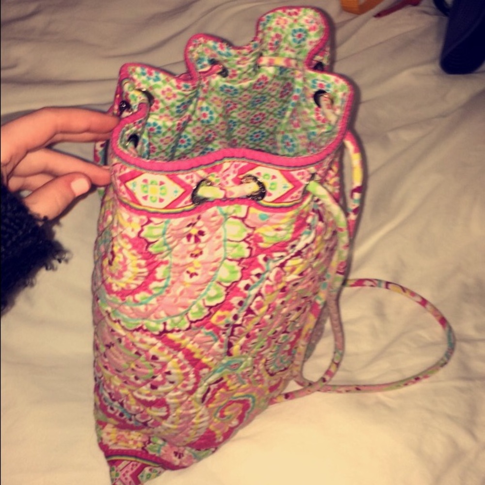 Backpack style Vera Bradley tote