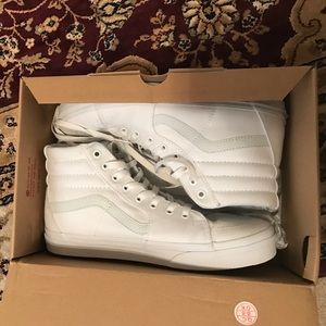 vans white sk8 hi