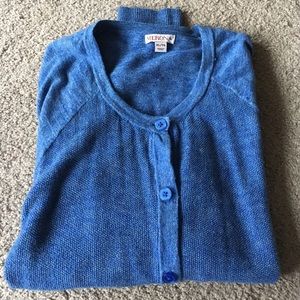 Blue Cardigan Sweater
