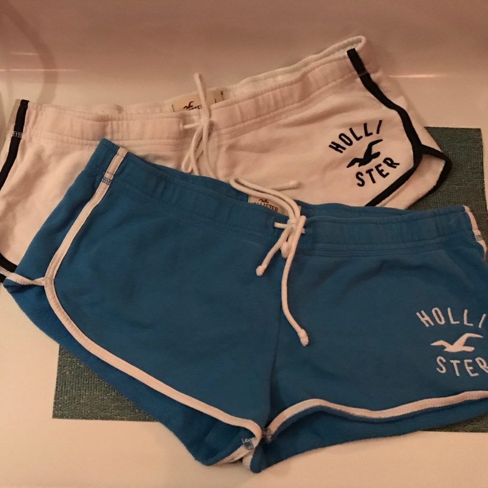 2 Pair Hollister sweat/sleep shorts
