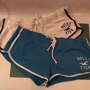 2 Pair Hollister sweat/sleep shorts