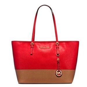 Michael Kors two tone jet set bag- make an offer!