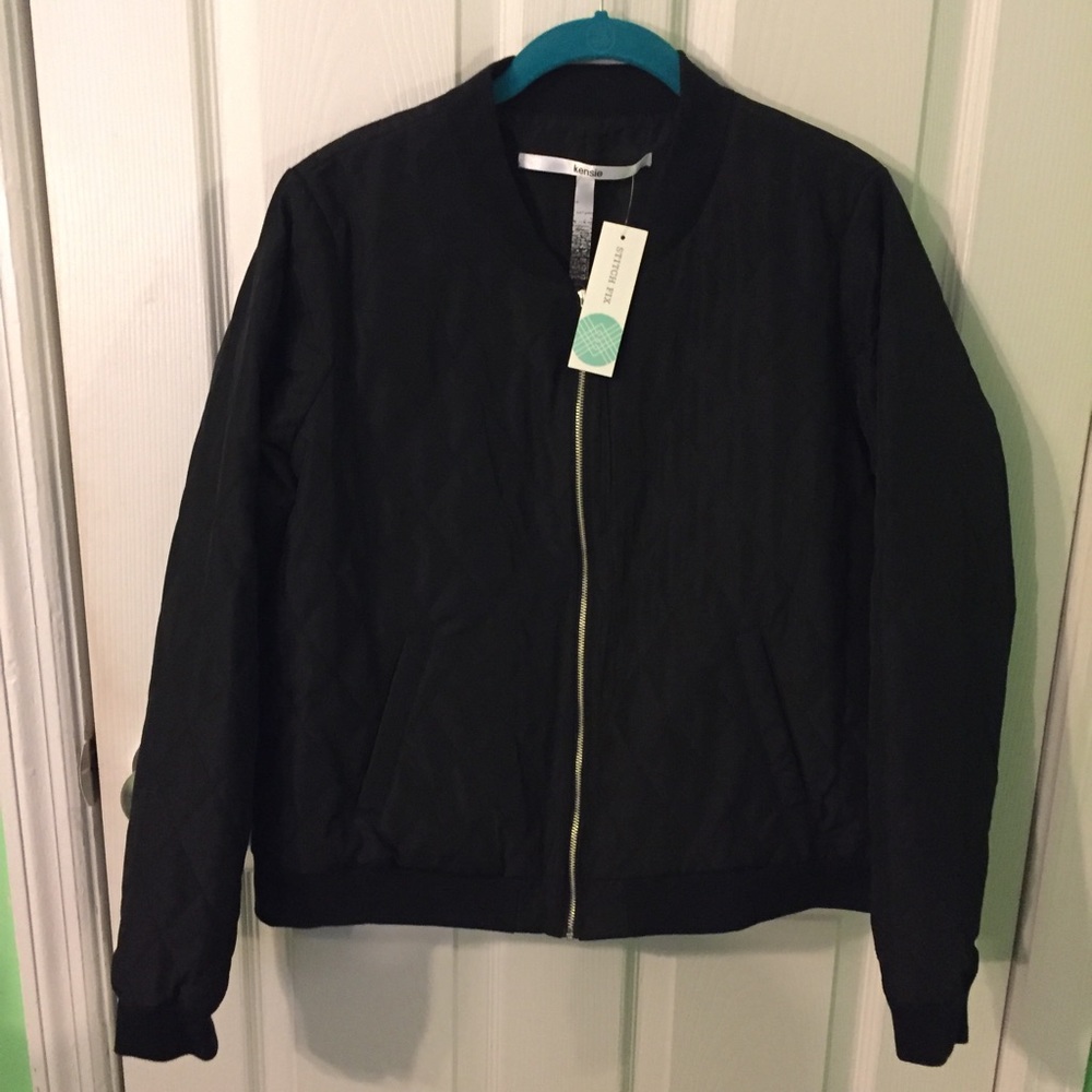 Quilted Bomber Jacket