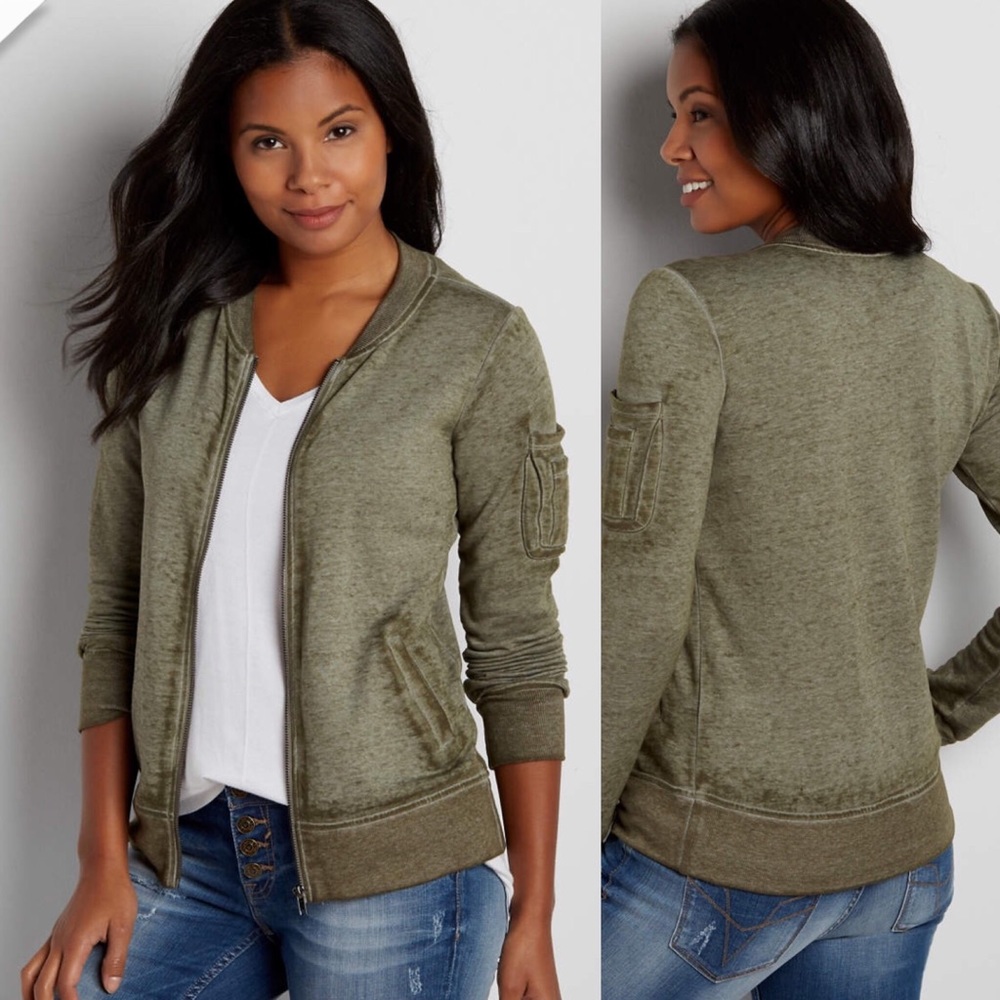 Burnwash Bomber Jacket