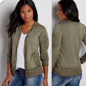 Burnwash Bomber Jacket