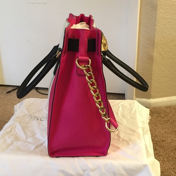 🚫Sold🚫Michael Kors Hamilton Lg Leather Satchel - Picture 3 of 8