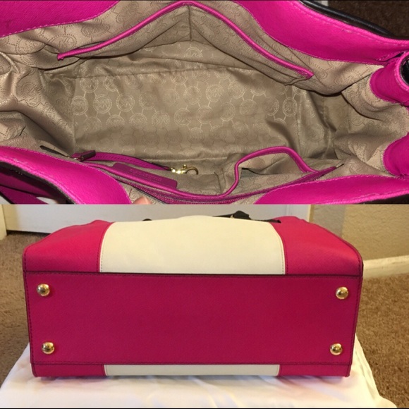 🚫Sold🚫Michael Kors Hamilton Lg Leather Satchel - Picture 5 of 8