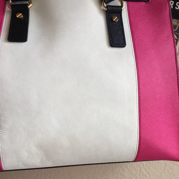 🚫Sold🚫Michael Kors Hamilton Lg Leather Satchel - Picture 7 of 8