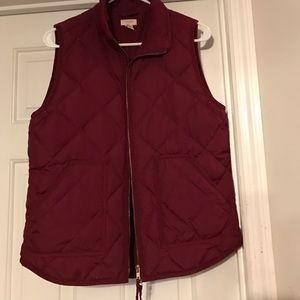 Size M J.Crew Puffy Vest