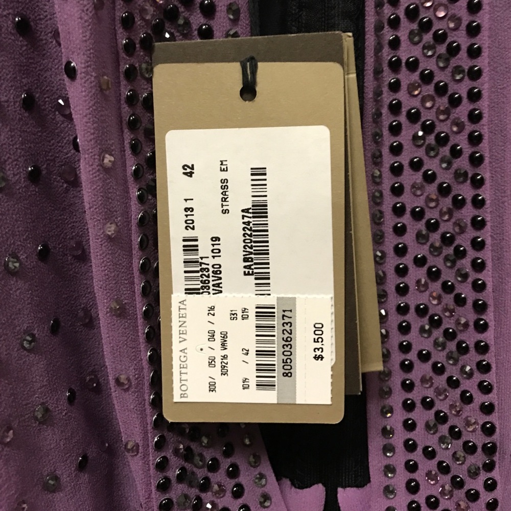 Bottega Veneta embellished silk dress w tags 6 - Picture 4 of 4