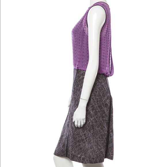 Bottega Veneta embellished silk dress w tags 6 - Picture 2 of 4