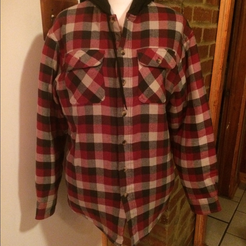 Men's Wrangler lined flannel jacket