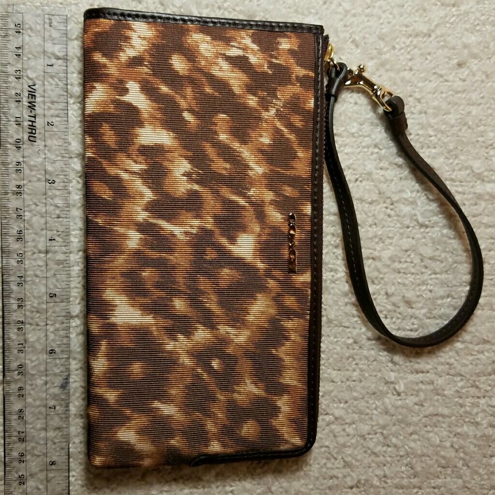 Women's Coach large wristlet