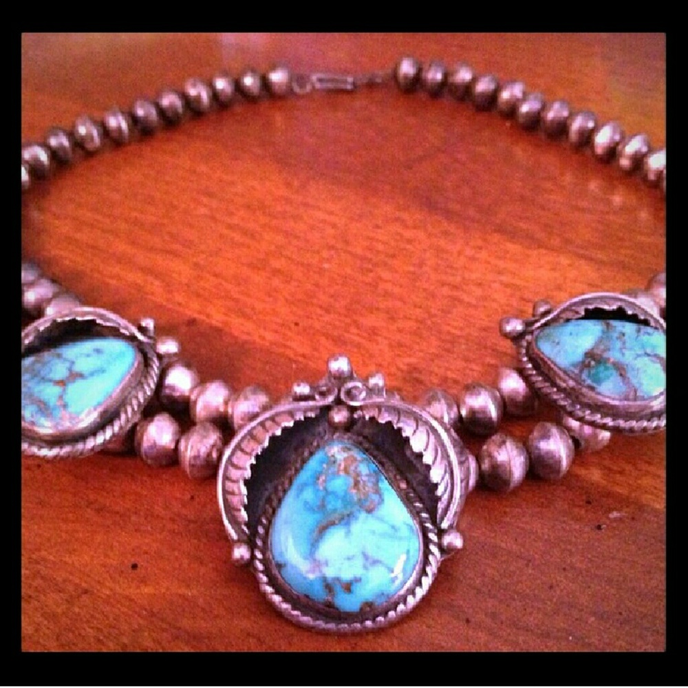Vintage Navajo Silver and Turquoise