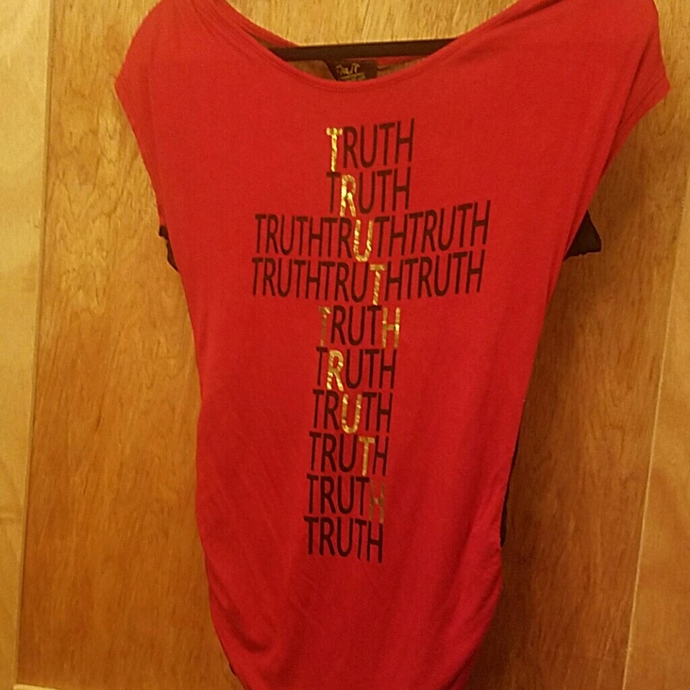 Cross Top with Sheer Back