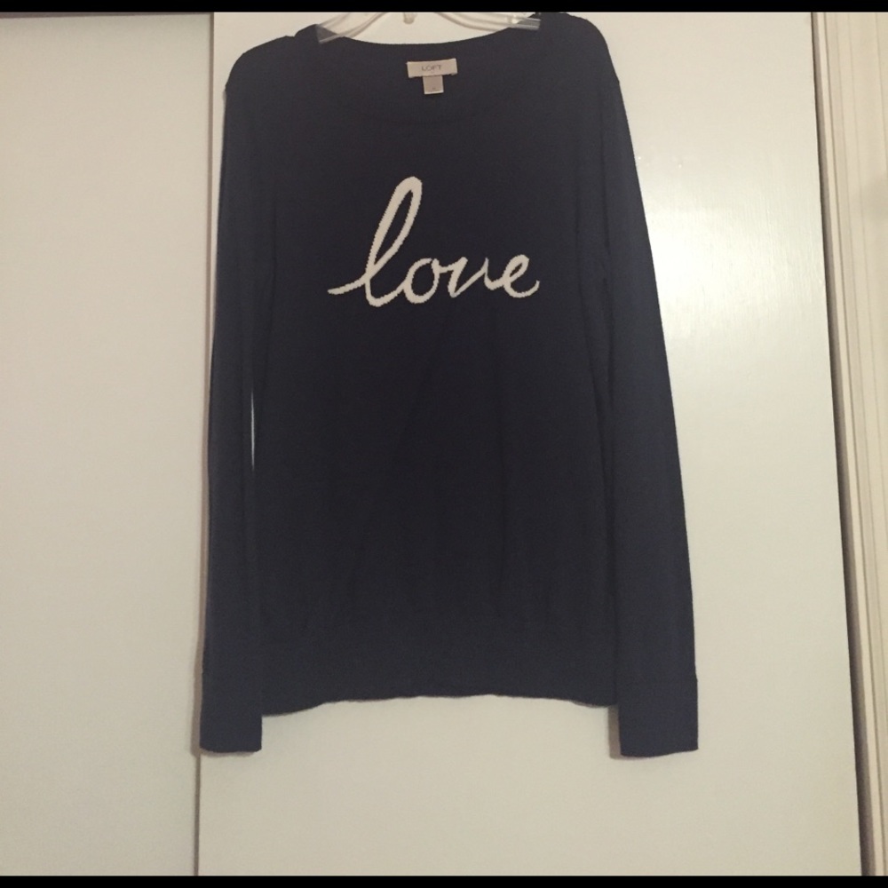 Loft Navy sweater