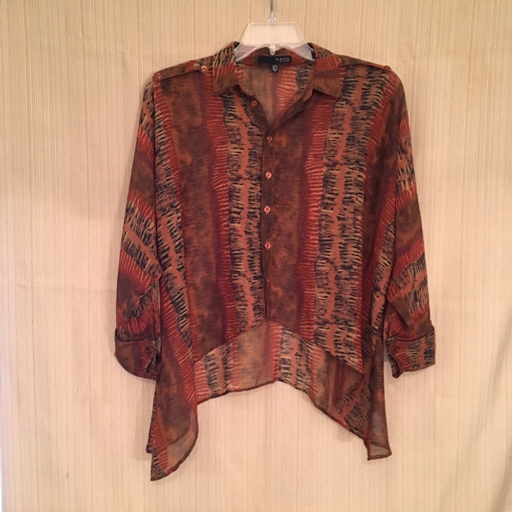 Stylish print blouse