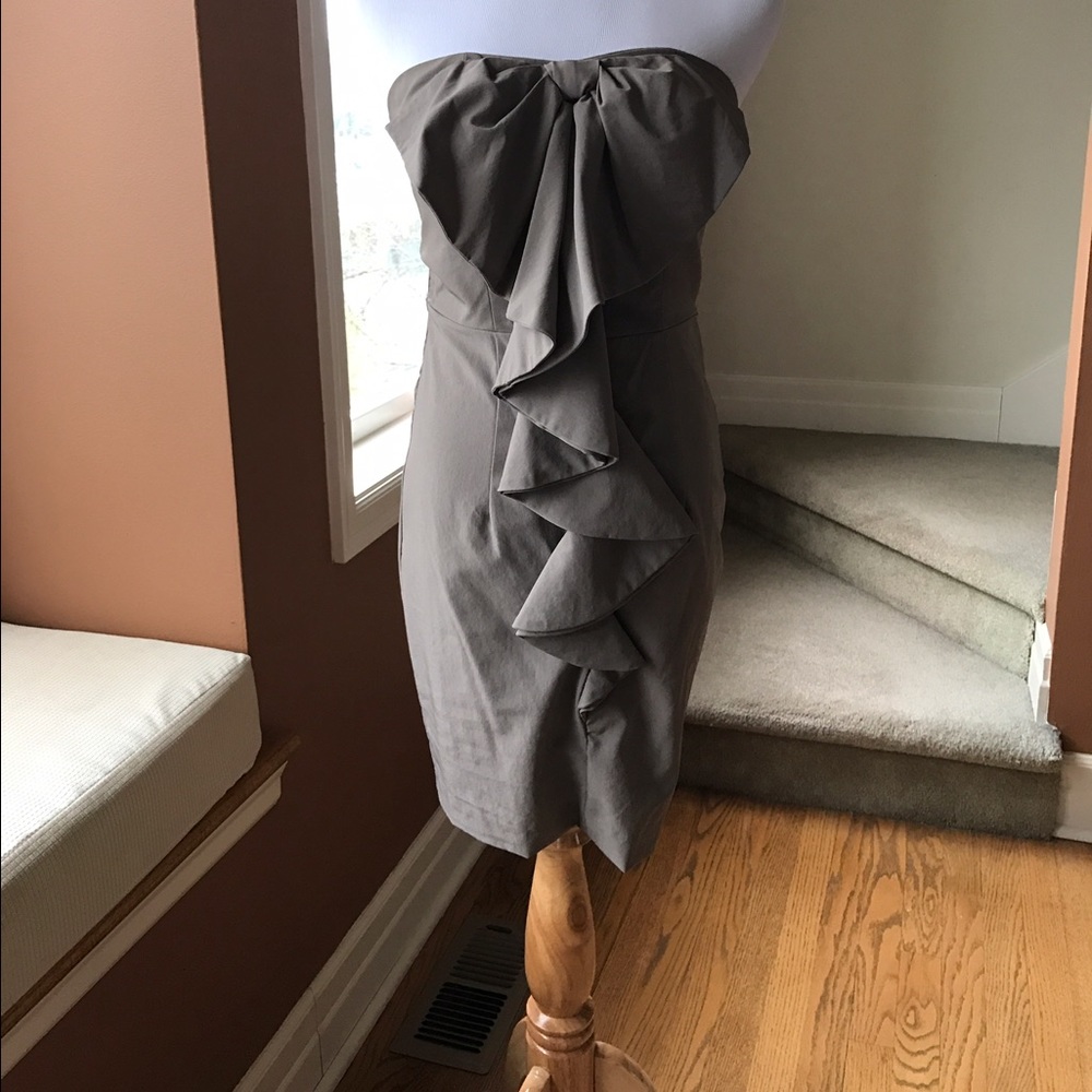 Ark & Co tube dress with ruffles