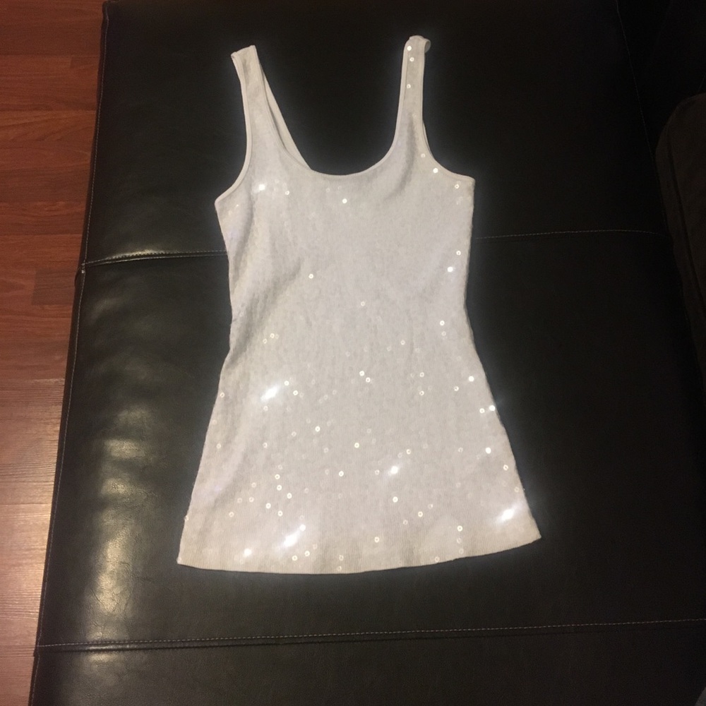 Express Sequin Tank Top