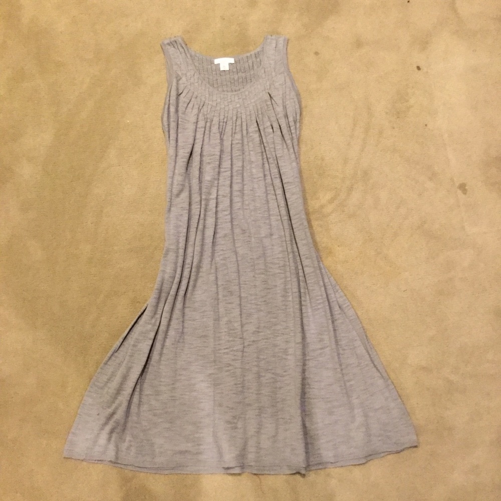 Garnet Hill Gray Shift Dress
