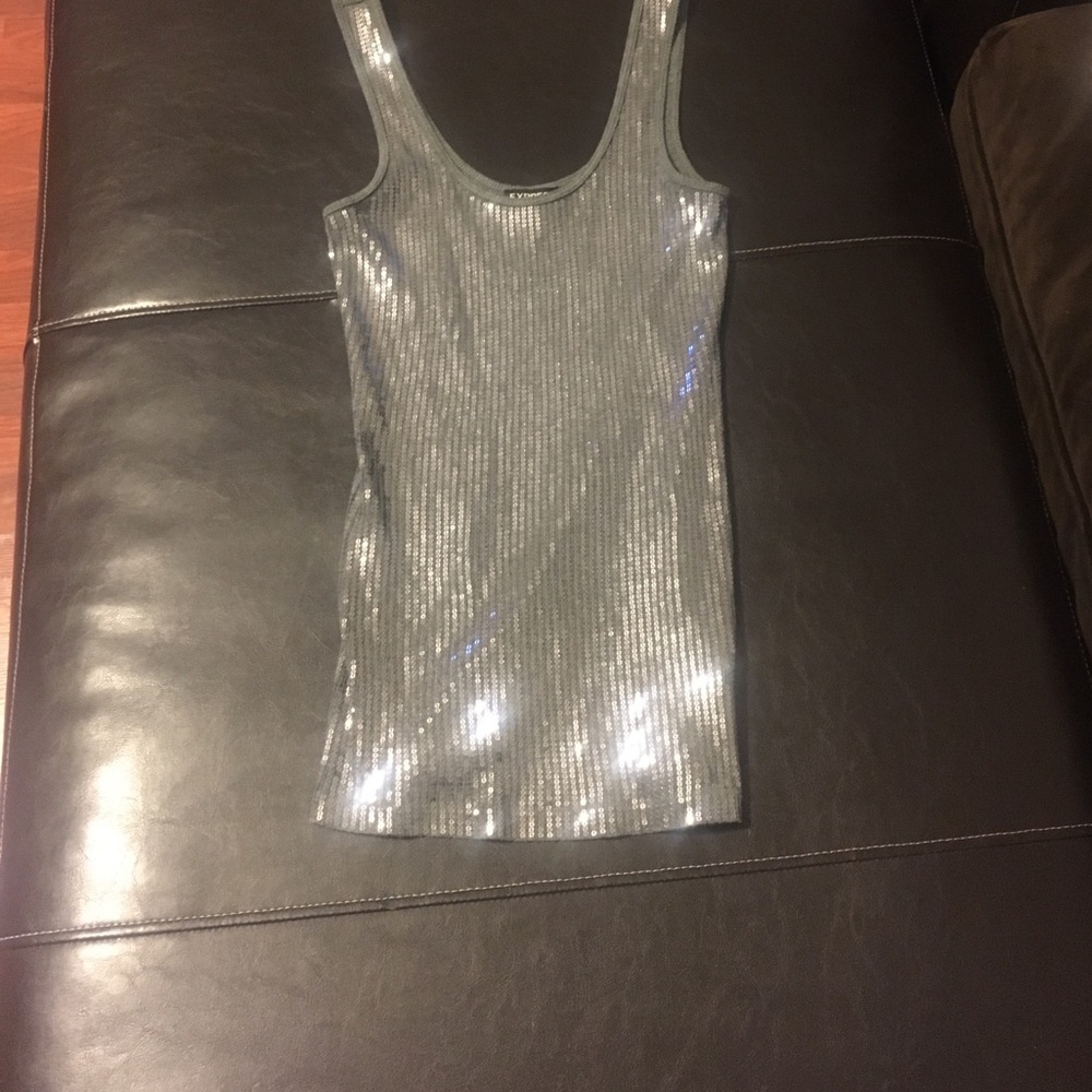 Express Sequin Tank Top