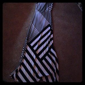 Black and White Maxi Dress