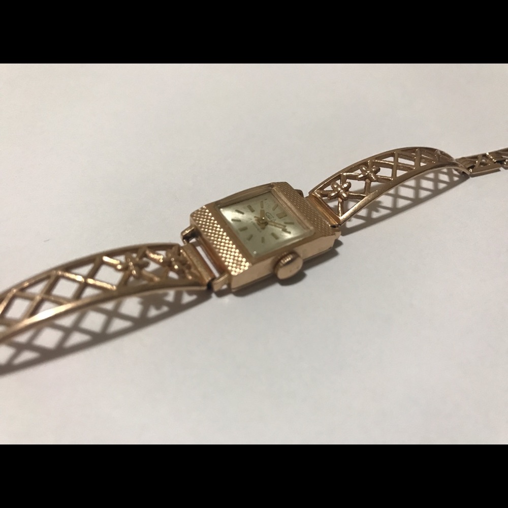 Women's vintage gold watch - Picture 3 of 4