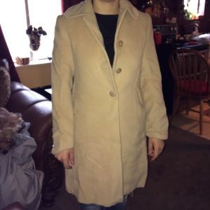 Larry Levine tan coat 2P