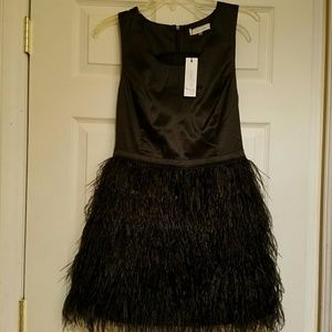 Sugarlips feather cocktail dress