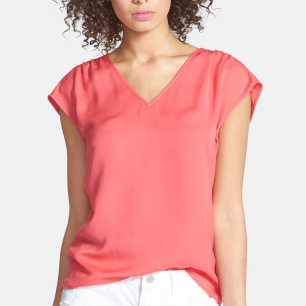 Nordstrom red blouse
