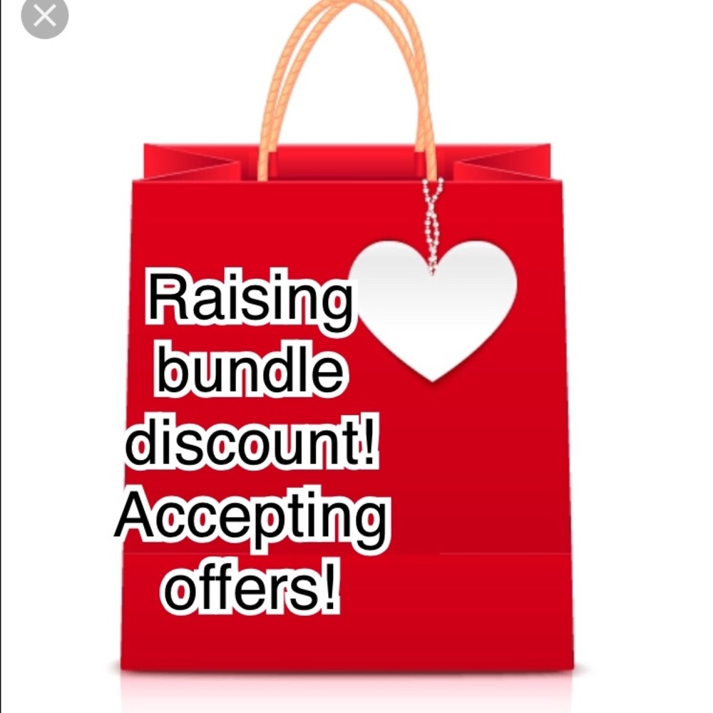 20% off bundles!  Open to reasonable offers!