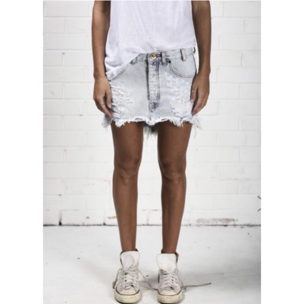 OneTeaspoon DIAMONDE JUNKYARD Mini skirt