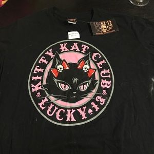Kitty Kat club lucky 13 shirt
