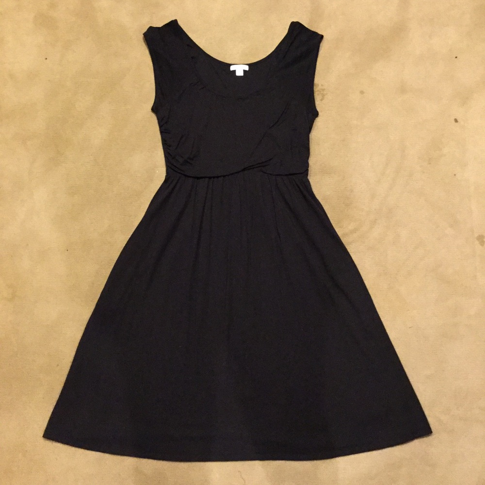 Garnet Hill Black Dress