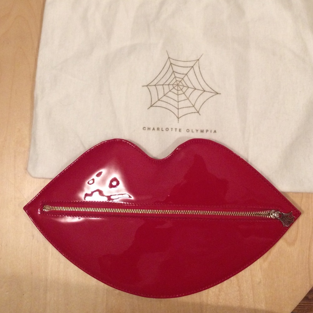 Charlotte Olympia lip clutch ON SALE!!!