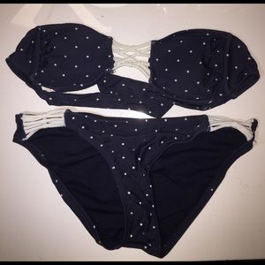 Strapless bikini set